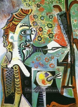 Le peintre III 1963 cubisme Pablo Picasso Peinture à l'huile